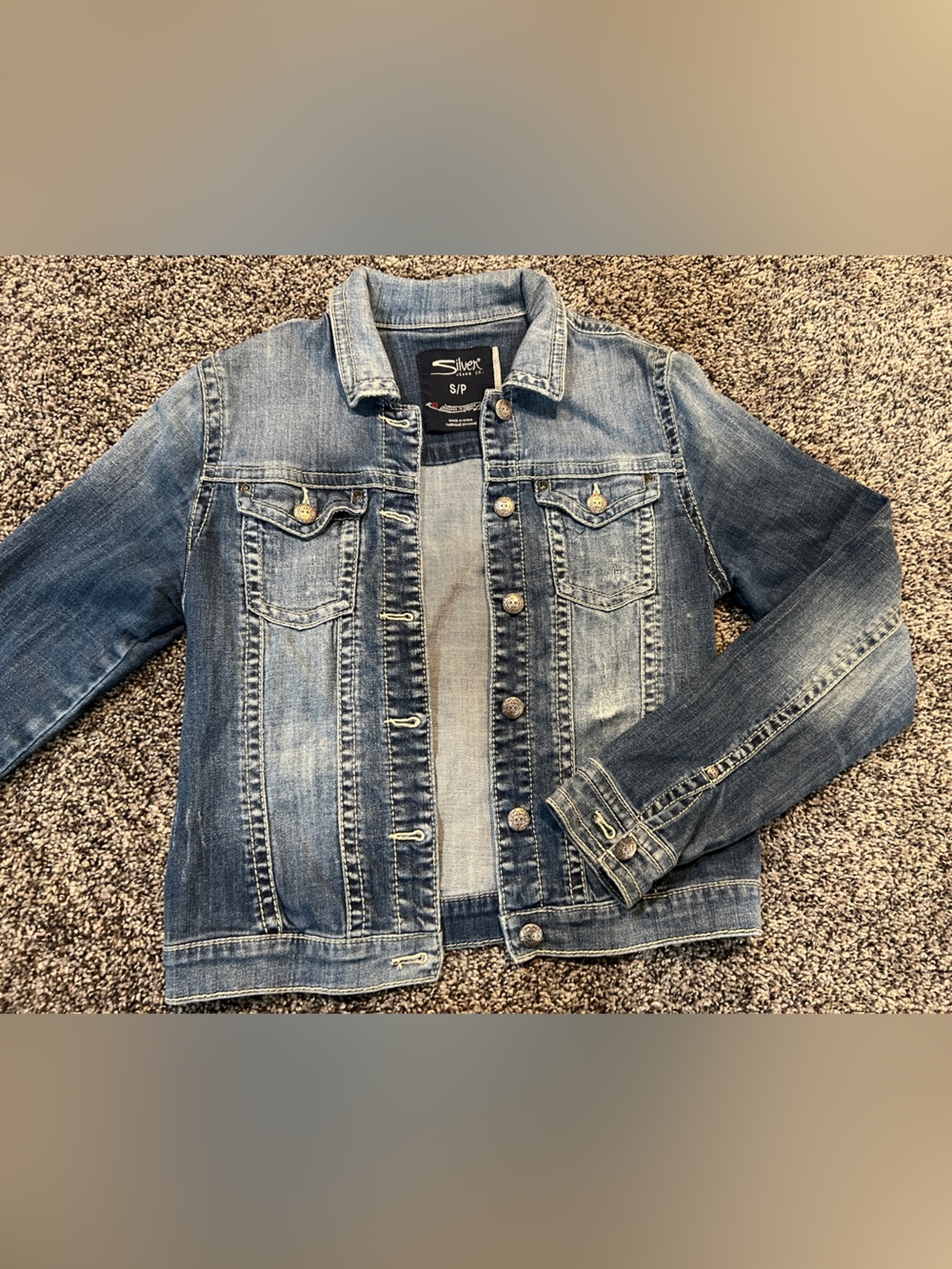Silver Jeans Blue Denim Jacket